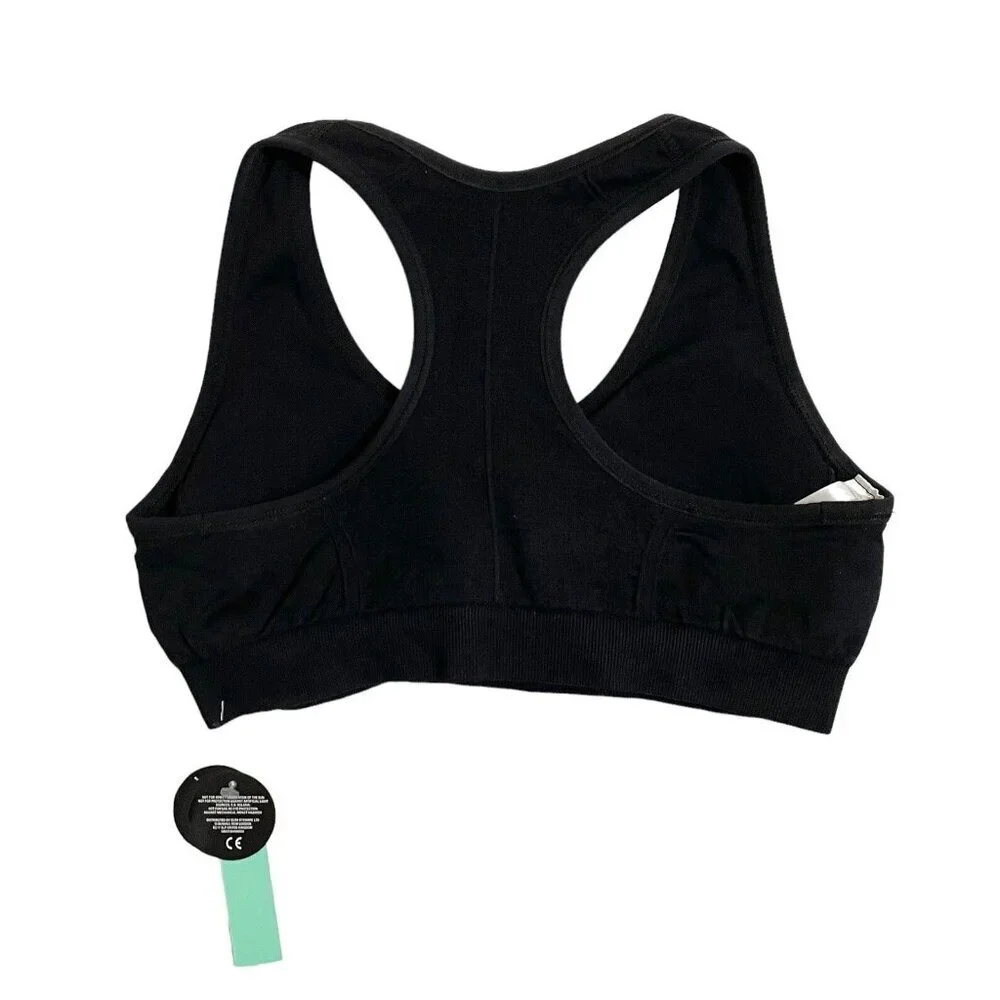 Z By Zella Sports Bra Black Seamless SZ XS NWT